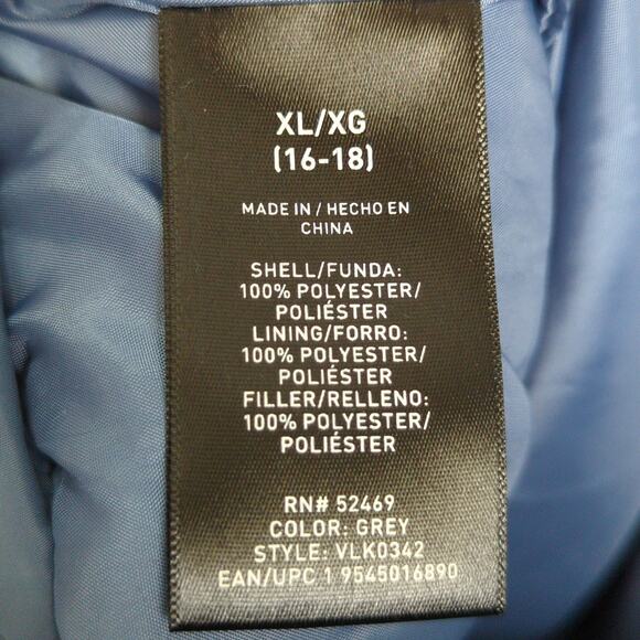 Swiss Tech Puffer Skirt Womens XL Blue Gray Outdoors Side Zip - Picture 3 of 8